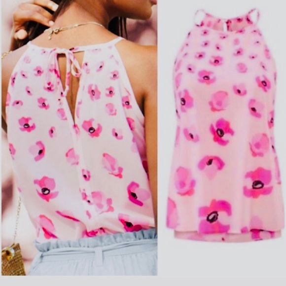 CAbi Tops - CAbi Floating Poppies Blouse Pink #5218 Medium